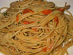 Spaghetti ai ricci di mare – variante